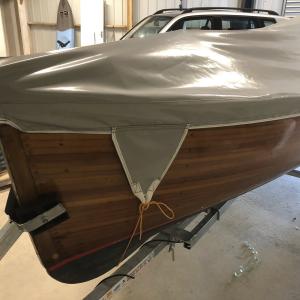 détail taud de canot