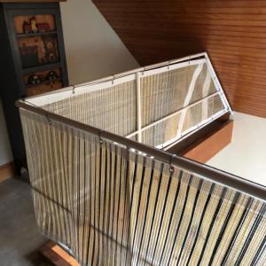 Réalisation d'une main courante en toile