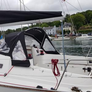 Réalisation d'un taud de cockpit