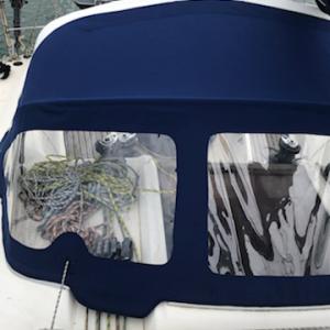 Réalisation d'un taud de cockpit