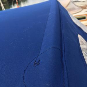 Réalisation d'un taud de cockpit